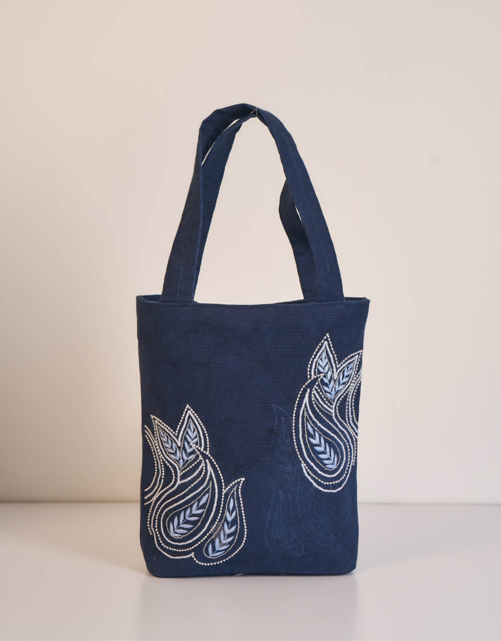 Blue Pattern Tote Bag